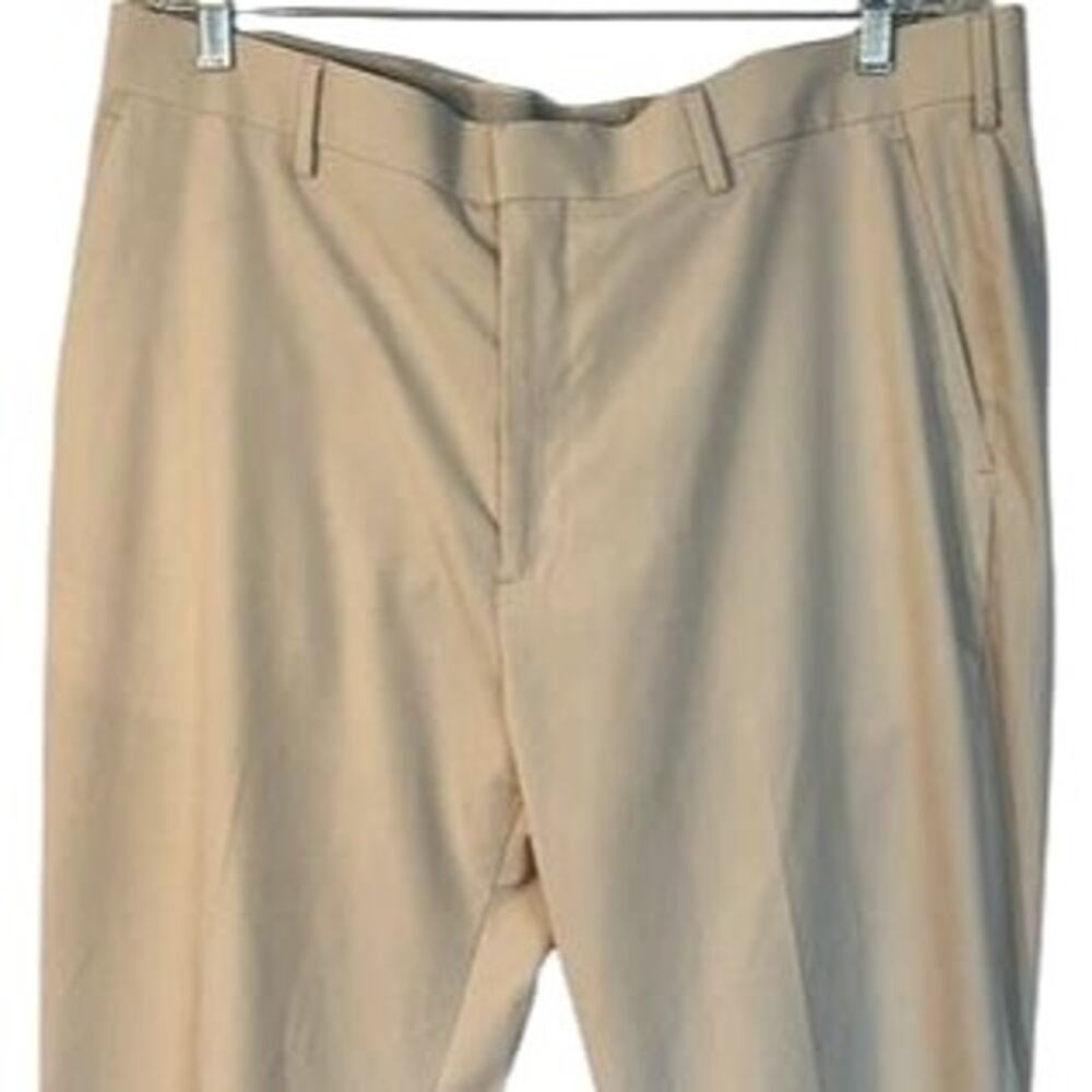 Ben Hogan Golf Pants Mens Size 40x30 Waist Tan Flat Front Flex Pants Casual - Picture 4 of 7